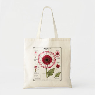 Sac à main en toile avec illustration florale anat
