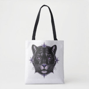 Sac à main fantaisie de panthère noire mystique