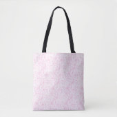 Sac à main fantaisie rose abstrait (Devant)