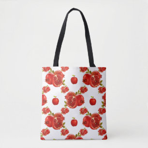 Sac à main fantaisiste à motif de grenade rouge