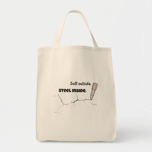 Sac à main Femmes Inspirantes - Citation de Force (Devant)
