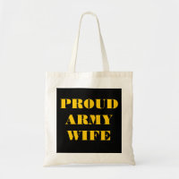 Sac à main Fière épouse de l'armée