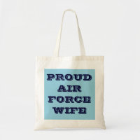 Sac à main Fière épouse de l'armée de l'air