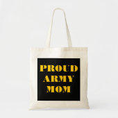 Sac à main Fière maman de l'armée (Devant)