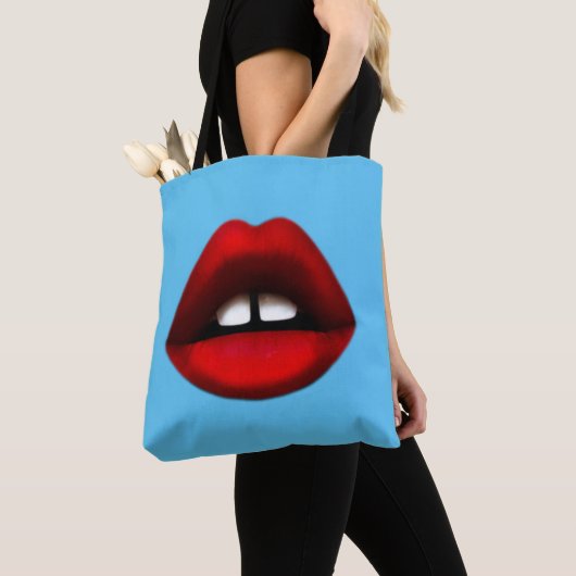SAC À MAIN FILLE À DENT ÉCARTÉE (De près)