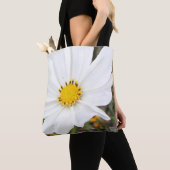 Sac à main Fleur de Cosmos Blanc (De près)