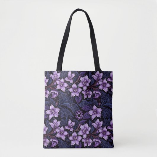 Sac à main Fleur de Lilas Dark Romance (Devant)