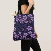 Sac à main Fleur de Lilas Dark Romance (De près)