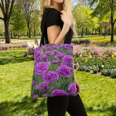 Sac à main Fleurs d'œillets violets