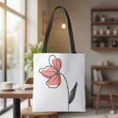 Sac à main Fleurs Minimalistes Abstraites