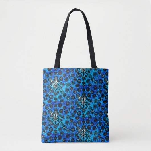 Sac à main flocon de neige bleu de Lillien (Devant)