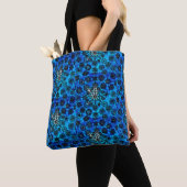 Sac à main flocon de neige bleu de Lillien (De près)