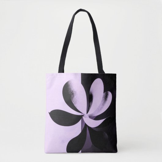 Sac à main floral abstrait minimal (Devant)