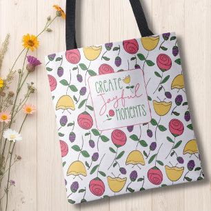 Sac à main floral 'Créer des moments joyeux' moder
