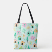 Sac à main floral d'art moderne (Dos)