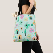 Sac à main floral d'art moderne (De près)