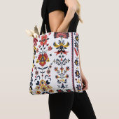 Sac à main floral en art folklorique rustique (De près)