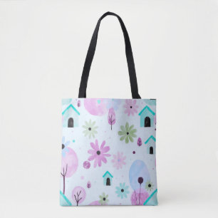 Sac à main floral en pastel doux