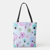 Sac à main floral en pastel doux (Dos)