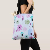 Sac à main floral en pastel doux (De près)