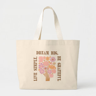 Sac à main floral esthétique et motivant