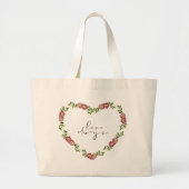 Sac à main floral géant "Love Always" (Devant)