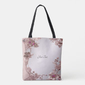 Sac à main floral orné rose (Dos)