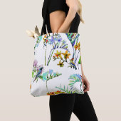 Sac à main flore et faune tropicale (De près)