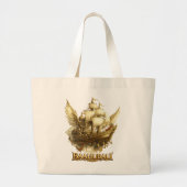 Sac à main géant Art de navire volant Fantastique  (Devant)