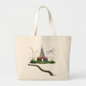 Sac à main géant Château de conte enchanté (Devant)