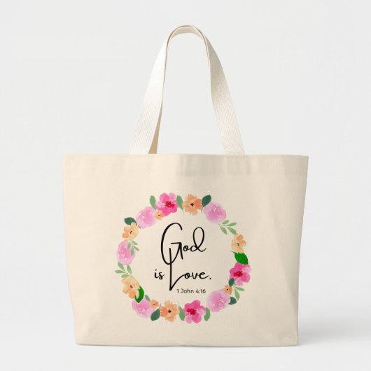 Sac à main géant Dieu est Amour (Devant)