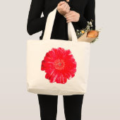 Sac à main géant Gerbera Daisy rouge vibrant (Devant (produit))