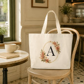 Sac à main géant personnalisé avec monogramme flor