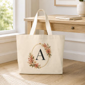 Sac à main géant personnalisé avec monogramme flor