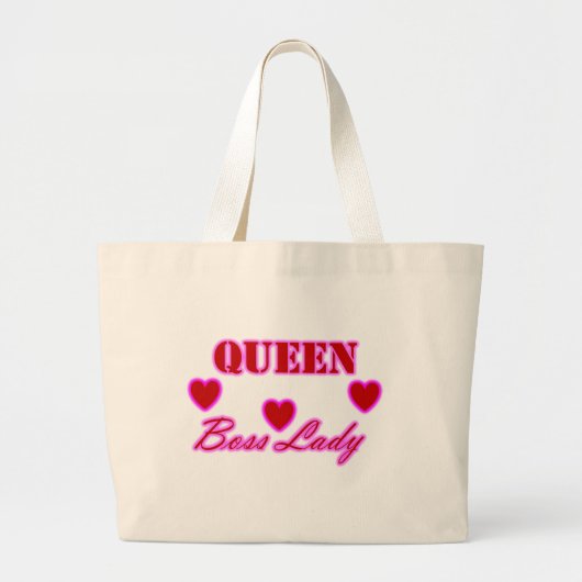 Sac à main géant Queen Boss Lady Hearts (Devant)