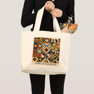 Sac à main géométrique africain