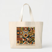 Sac à main géométrique africain (Devant)
