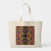 Sac à main géométrique géant – Art kaléidoscopique (Dos)