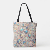Sac à main girly et chic imprimé léopard opale (Dos)