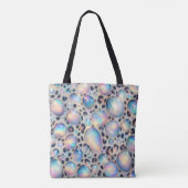 Sac à main girly et chic imprimé léopard opale (Dos)
