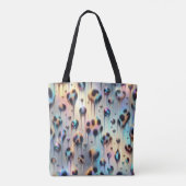 Sac à main girly opulent en impression léopard et (Dos)