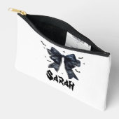 Sac à main gothique à ruban noir Cadeau pour Demoi (Ouvrir)