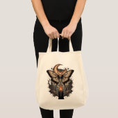 Sac à main gothique papillon de nuit lune Hallowee (Devant (produit))