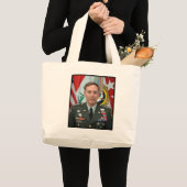 Sac à main grand format avec portrait du général D (Devant (produit))