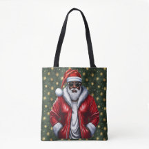 Sac à main grande épaule Santa noir unique