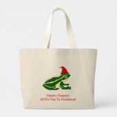Sac à main Grenouille de Noël (Dos)