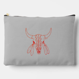 Sac à main gris danse fantôme rouge Buffalo