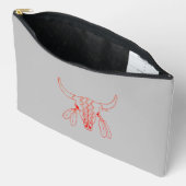 Sac à main gris danse fantôme rouge Buffalo (Ouvrir)