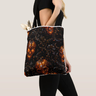 Sac à main Halloween Citrouille Crâne Vigne Inféri