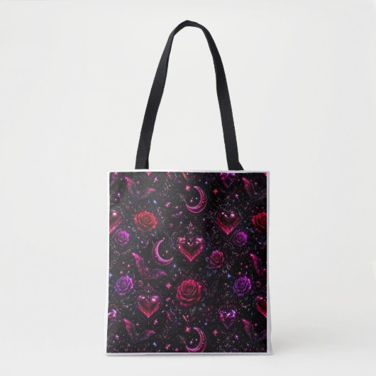 Sac à main Halloween Neon Dark Love (Devant)